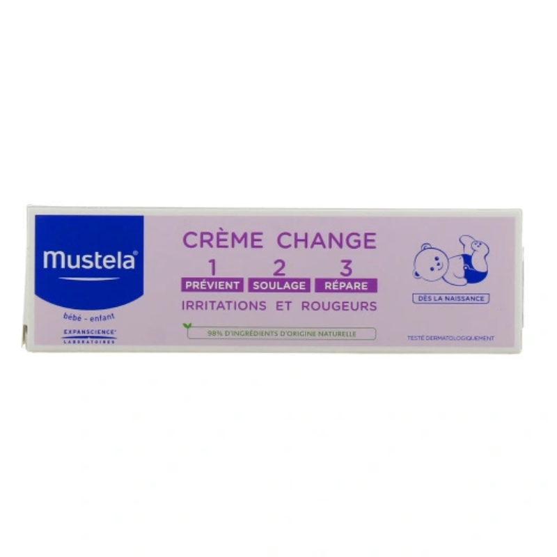 Mustela Crème change 1-2-3 Soin complet de l’épiderme fessier