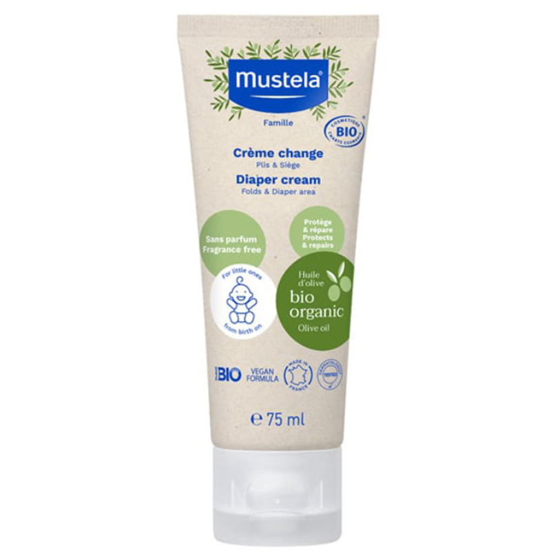 xx MUSTELA Crème de change bio 75ml