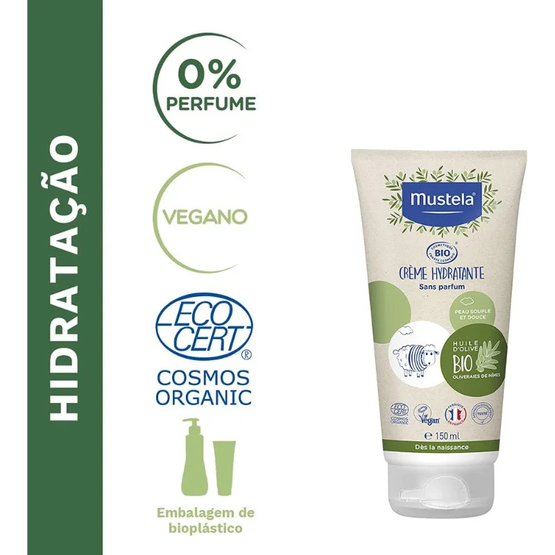 Mustela Crème Hydratante bio 150 ml