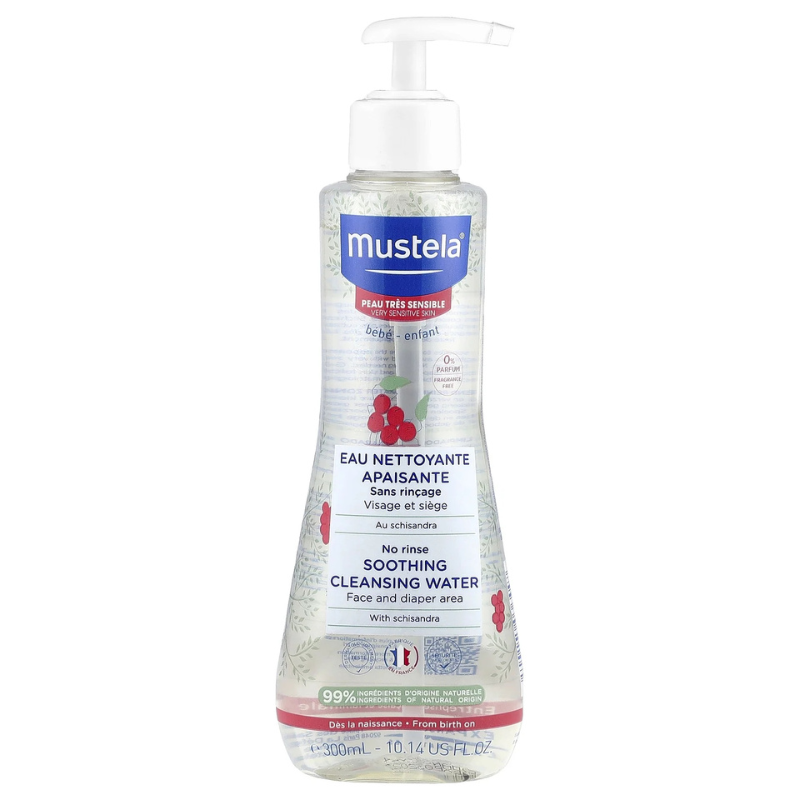xx MUSTELA eau nettoyante apaisante peau très sensible 300 ml