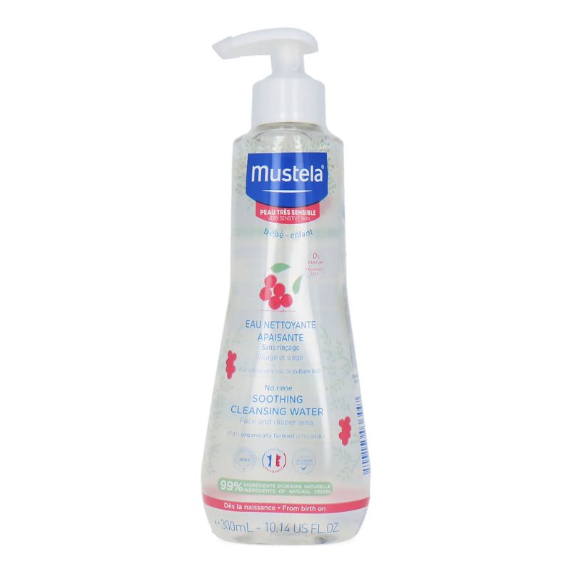 MUSTELA eau nettoyante apaisante peau très sensible 300 ml