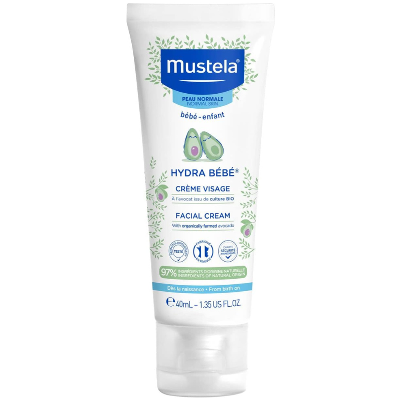 xx Mustela Hydra Bebe Crème visage dès la naissance 40 ml