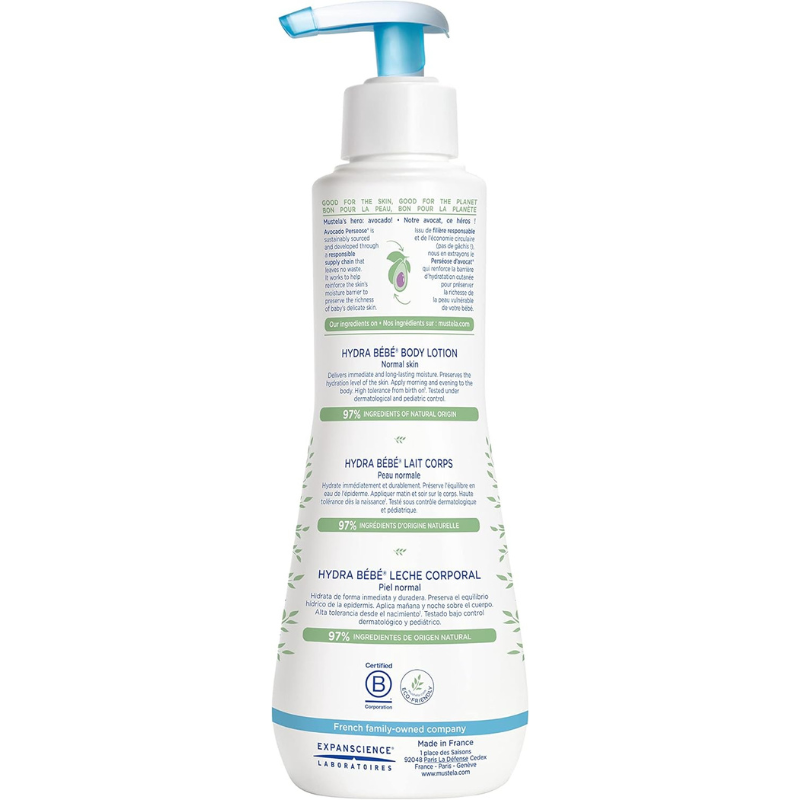 Mustela Hydra Bébé Lait Corps, 300 ml