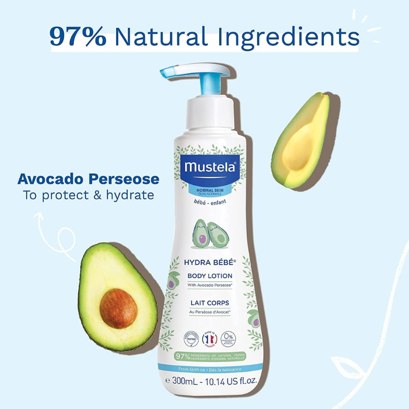 Mustela Hydra Bébé Lait Corps, 300 ml