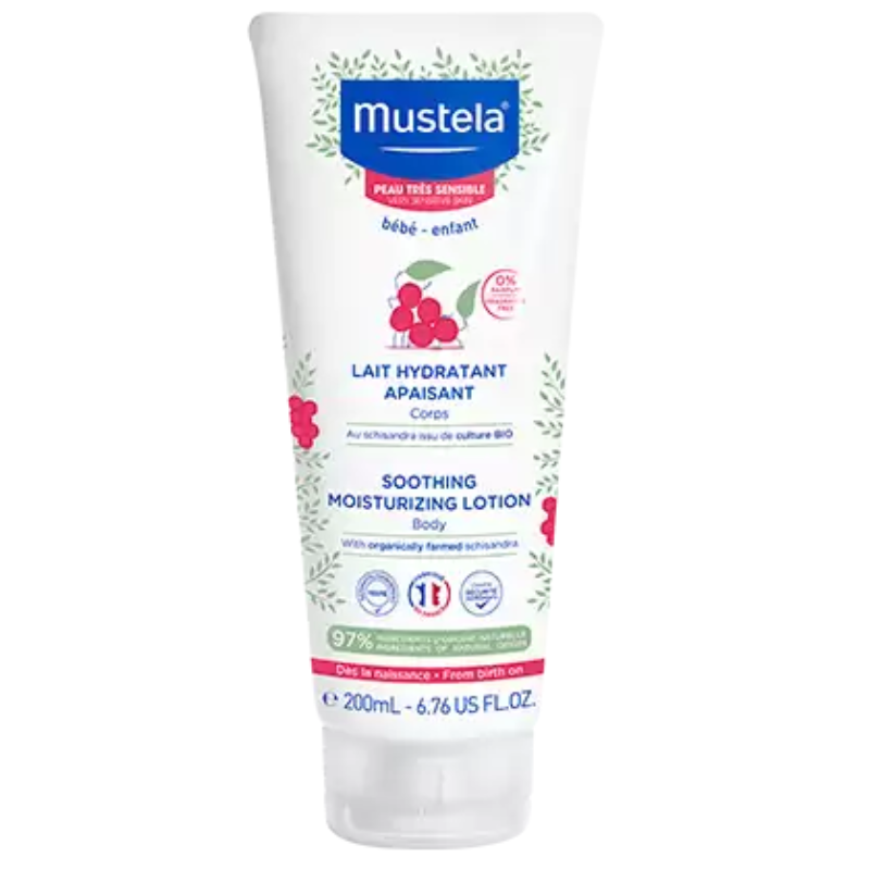 xx MUSTELA lait hydratant apaisant peau très sensible 200 ml