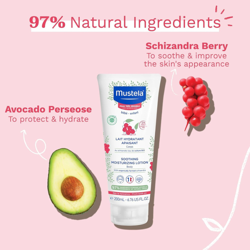 MUSTELA lait hydratant apaisant peau très sensible 200 ml