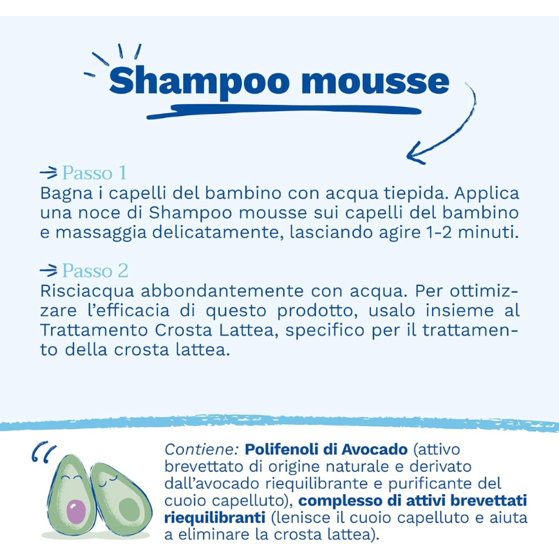 Mustela Shampooing Mousse pour Croûtes de Lait 150ML