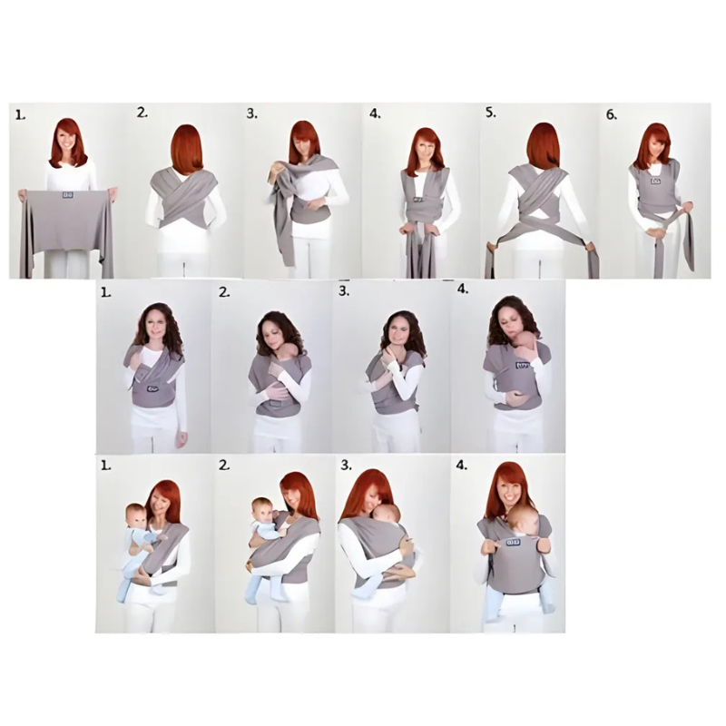 Neko Écharpe de Portage Bébé - Vert Pétrole