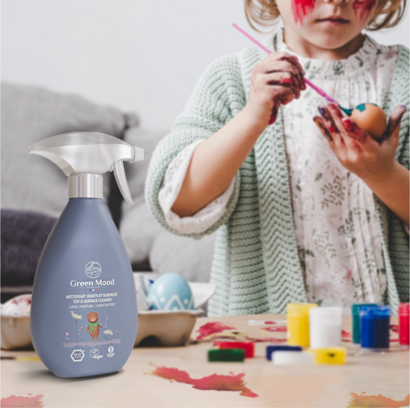 Nettoyant pour jouets et surfaces GREEN MOOD BABY 500 ml