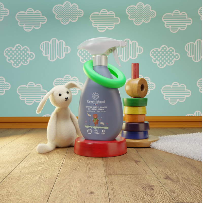 Nettoyant pour jouets et surfaces GREEN MOOD BABY 500 ml