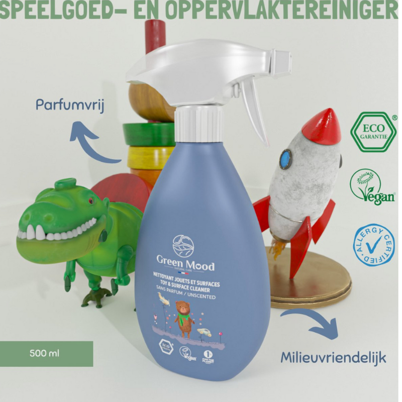 Nettoyant pour jouets et surfaces GREEN MOOD BABY 500 ml