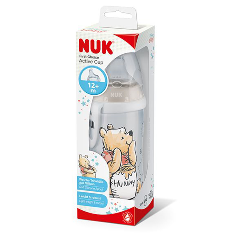 xx NUK ACTIVE CUP DISNEY WINNIE L’OURSON 12 MOIS+300ML