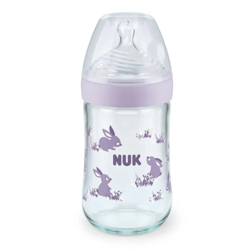 xx NUK Biberon En Verre Nature Sens 240ml