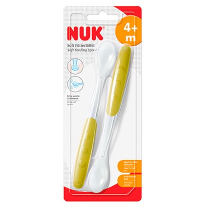 xx Nuk Cuillère Silicone 4+Mois