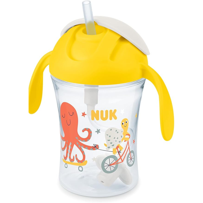 xx NUK Motion Cup 230 ml avec paille flexible