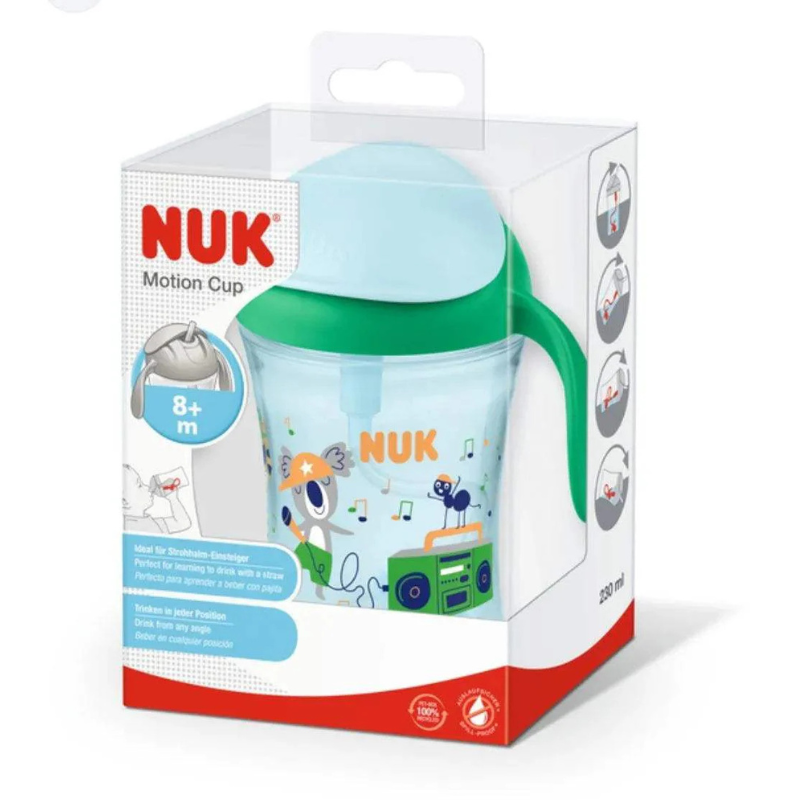 NUK Motion Cup 230 ml avec paille flexible