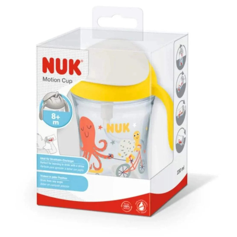 NUK Motion Cup 230 ml avec paille flexible