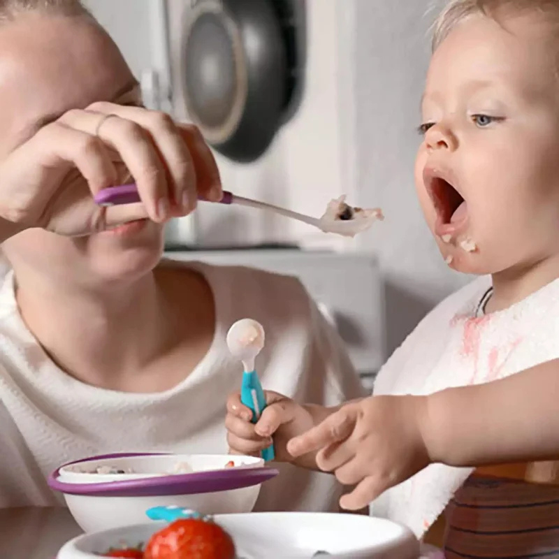 NUK Set Repas 4 pièces Rose Violet