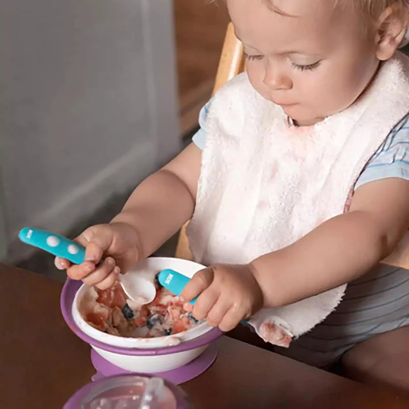 NUK Set Repas 4 pièces Rose Violet