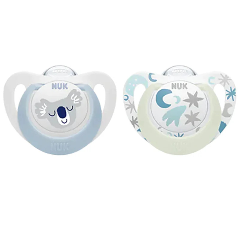 Nuk Sucette Silicone Star Day -Night 0-6 mois