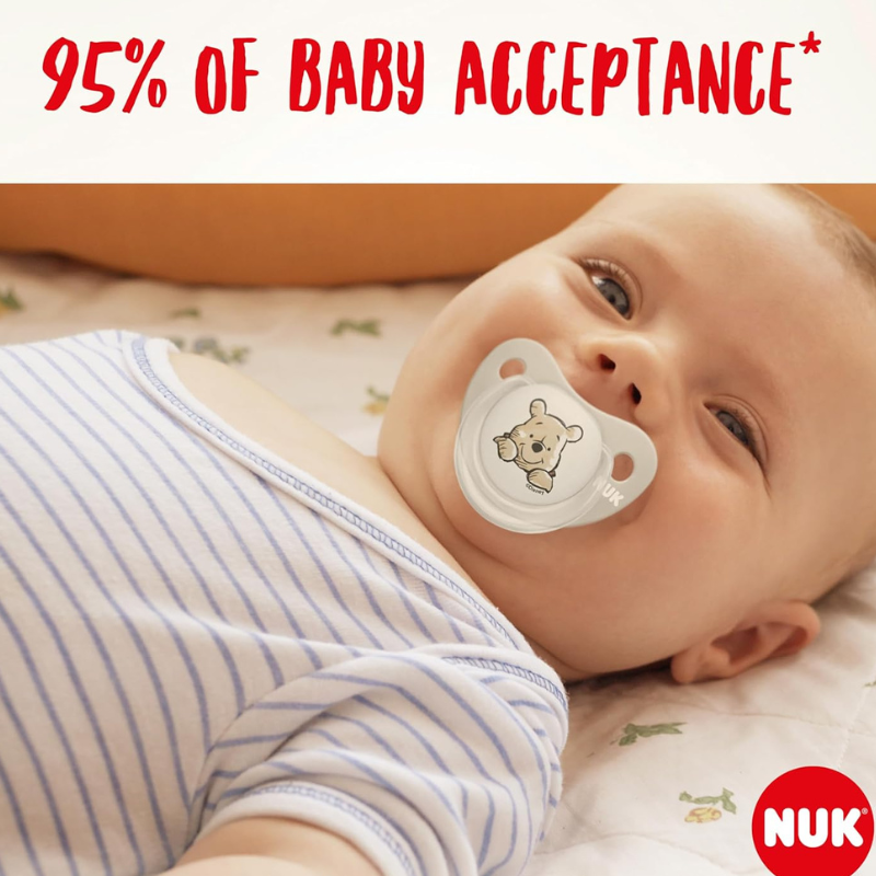 NUK Sucette Space en silicone 0-6 mois