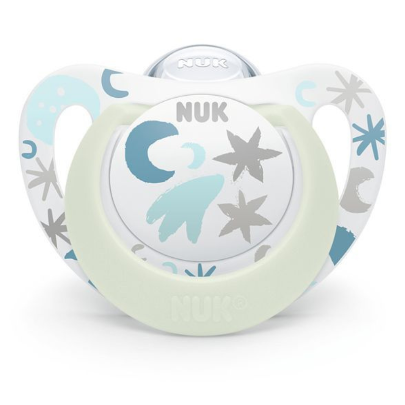 xx NUK Sucette Star Night en silicone 0-6