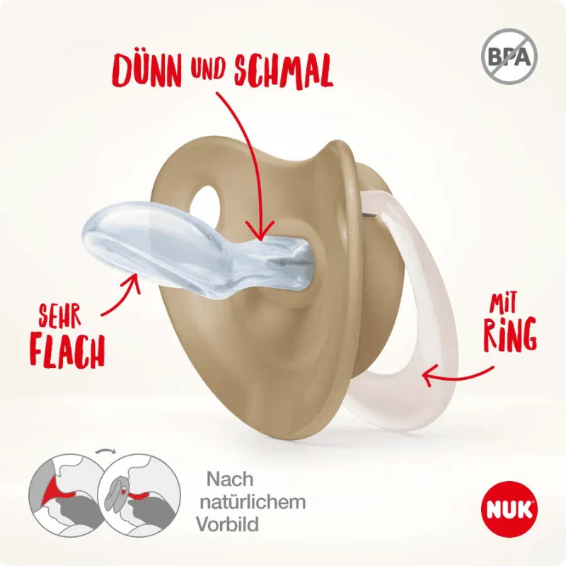 NUK Sucette Star Night en silicone 0-6