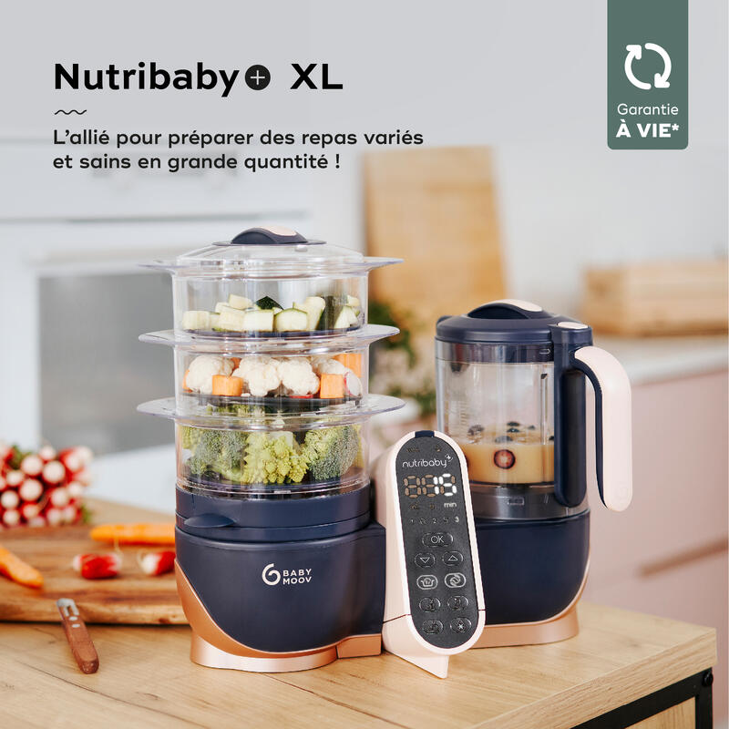 Nutribaby(+) XL Robot multifonctions bébé Grande capacité - BABYMOOV