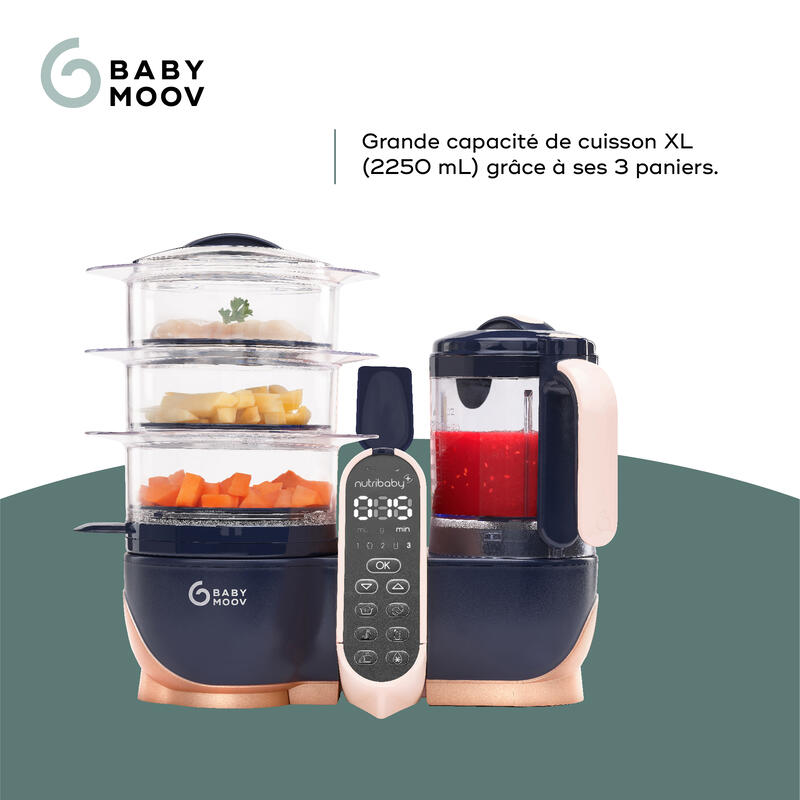 Nutribaby(+) XL Robot multifonctions bébé Grande capacité - BABYMOOV