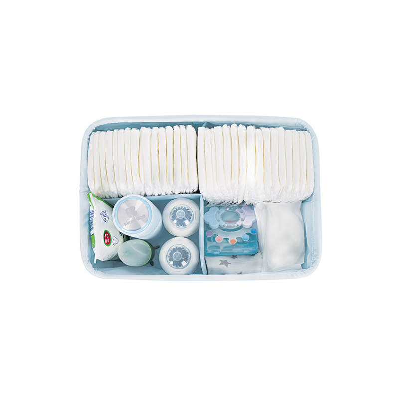 Organisateur de couches et de produits pour bébé bear with me bleu
