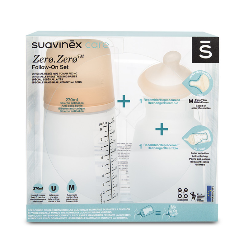 Pack biberon Zero Zero Follow-On - 270 ml