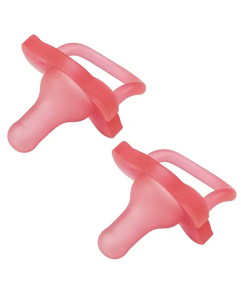Pack de 2 Sucettes en silicone Dr. Brown’s HappyPaci 0M+ – Rose