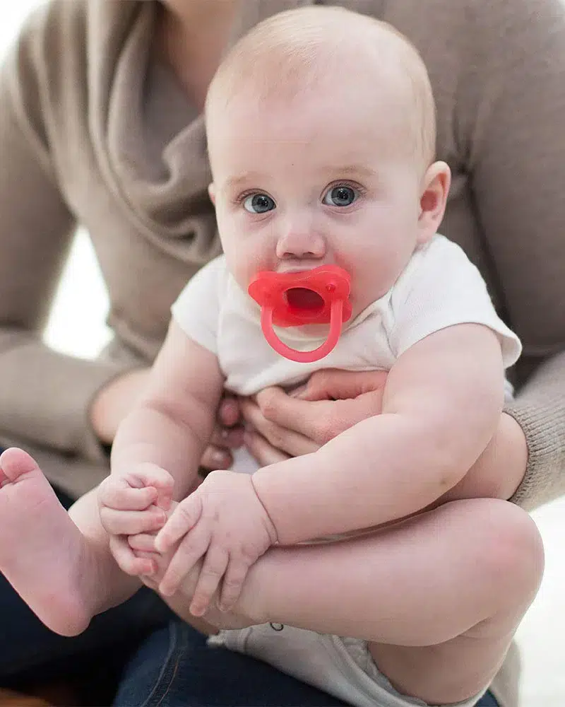 Pack de 2 Sucettes en silicone Dr. Brown’s HappyPaci 0M+ – Rose