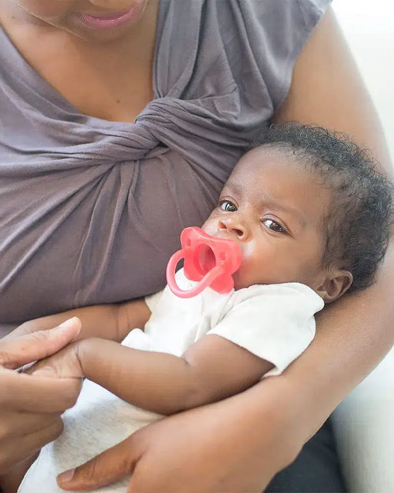 Pack de 2 Sucettes en silicone Dr. Brown’s HappyPaci 0M+ – Rose