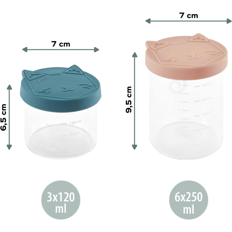 Pack de 9 Bols ISY Babymoov 6x250ml + 3x120ml