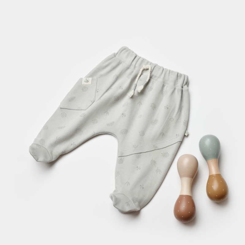 Pantalon bébé bio-organique Love Our Earth 57937 Vert