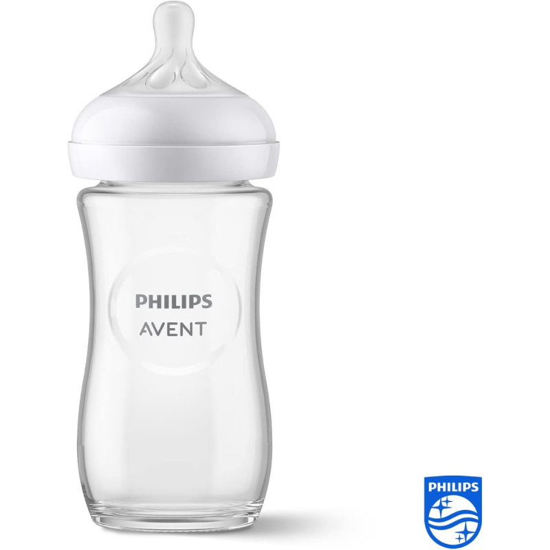 Philips Avent Biberon en verre à Réponse Naturelle – biberon de 240 ml