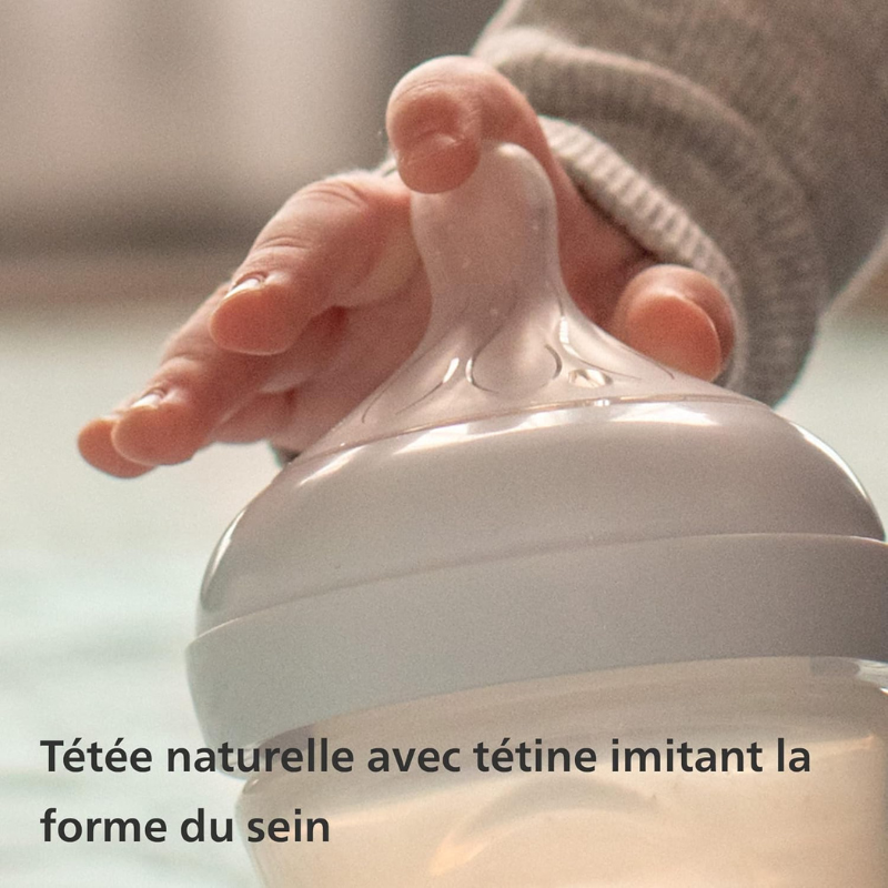 Philips Avent Biberon en verre à Réponse Naturelle – biberon de 240 ml