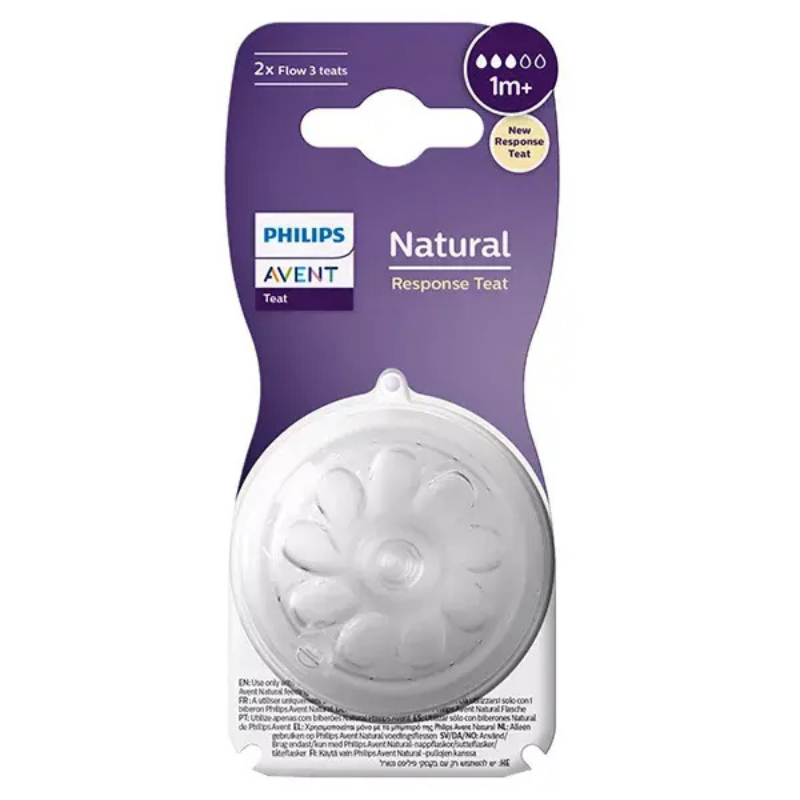 xx Philips Avent Lot de 2 Tétines Natural Response 1M+