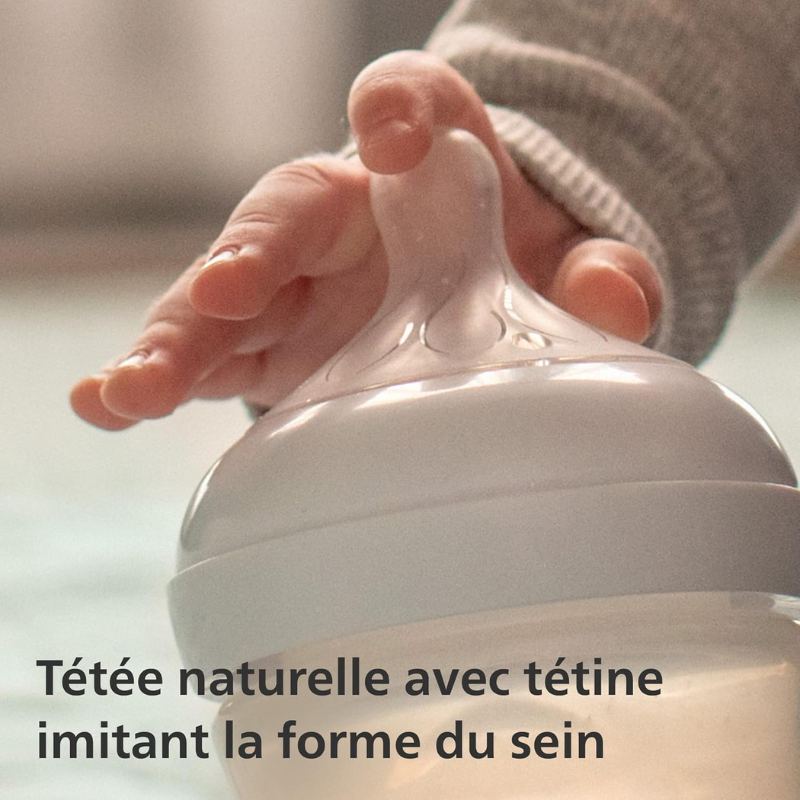 Philips Avent Lot de 2 Tétines Natural Response 6M+ - Flux 5