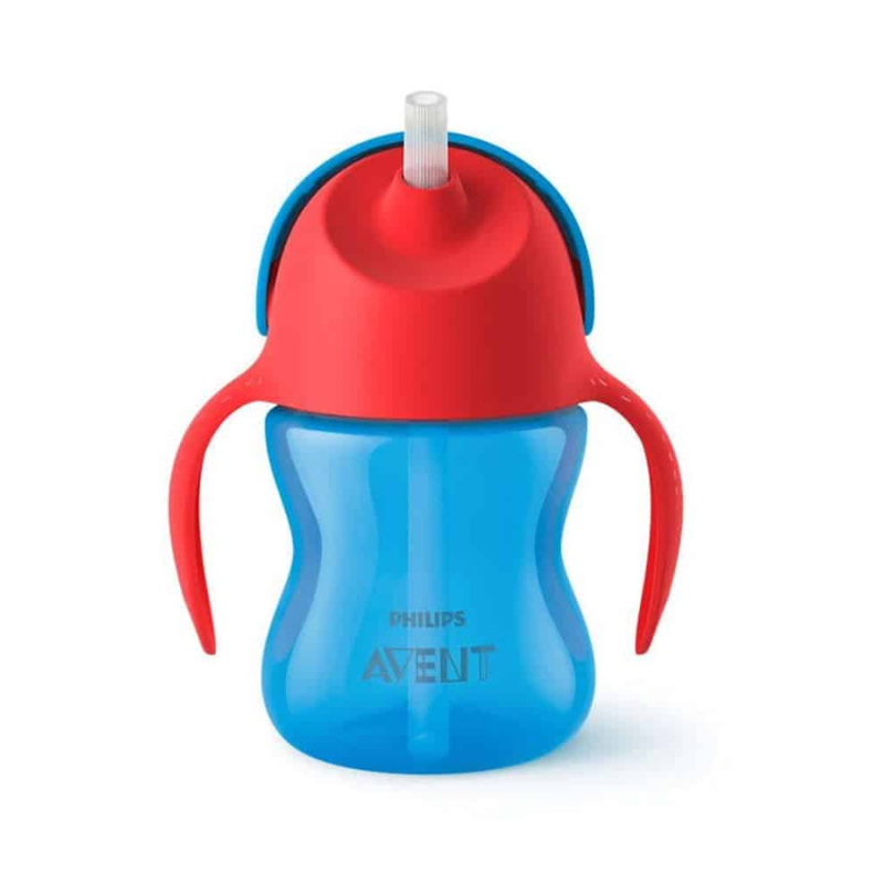 Philips Avent Tasse Paille 9m+ Bleu