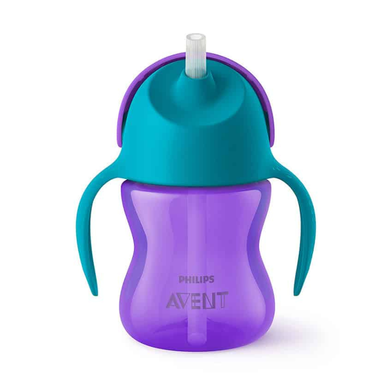 Philips Avent Tasse Paille 9m+ Violet