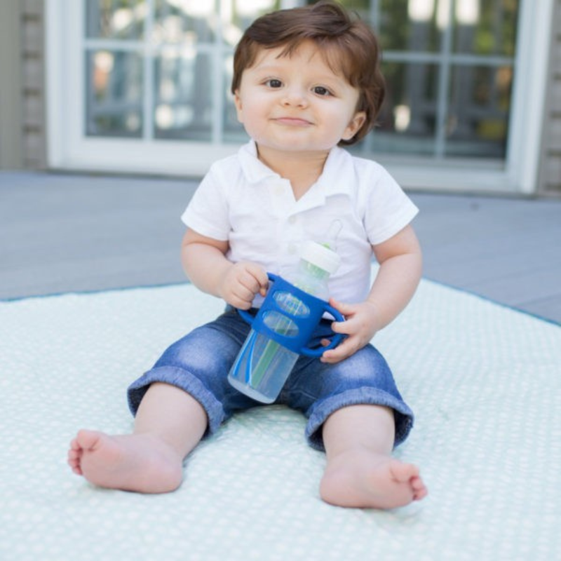 Poignées En Silicone Dr. Brown’s WN Bleu