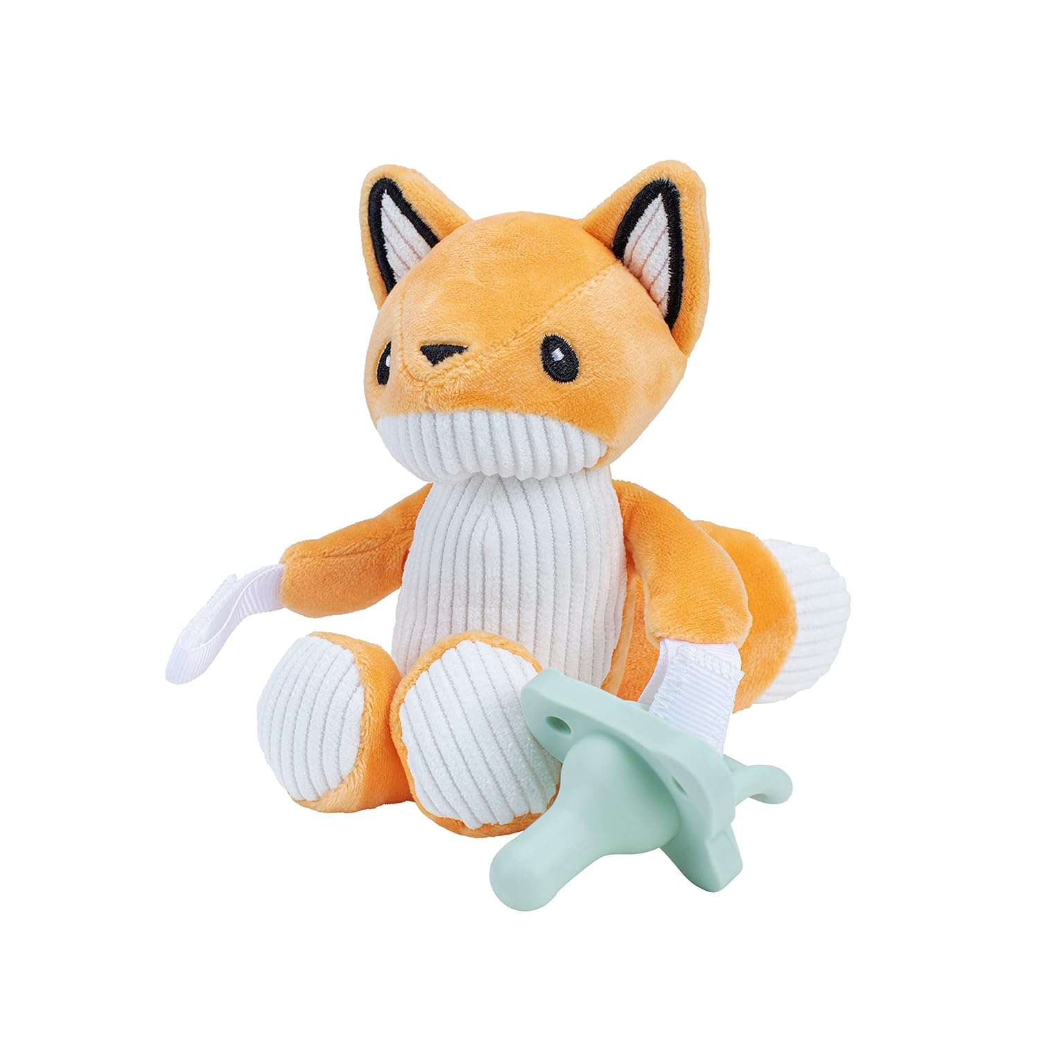 Porte-tétine et anneau de dentition Dr. Brown's Lovey, 0 mois et plus, renard et bleu sarcelle