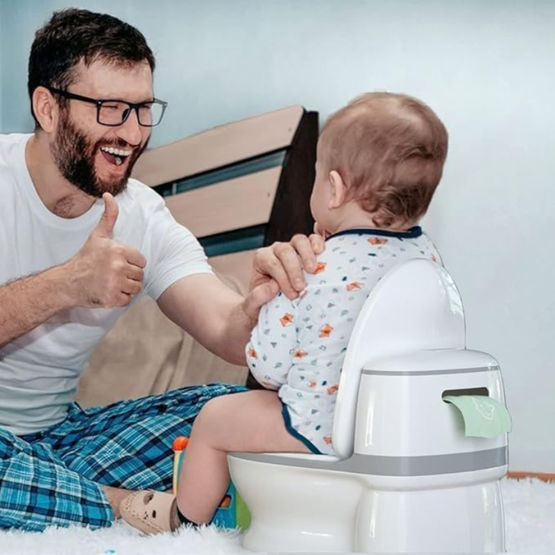 Pot de Toilette Bébé Rose – Mon Bébé