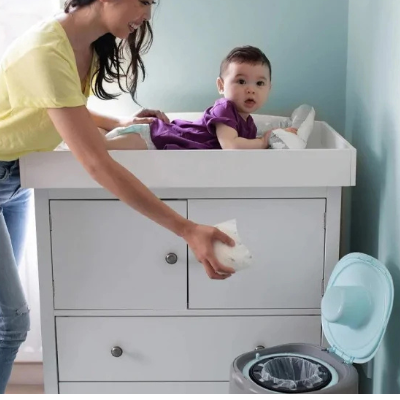 Poubelle à couches Twist – Click – Bleu – Tommee tippe