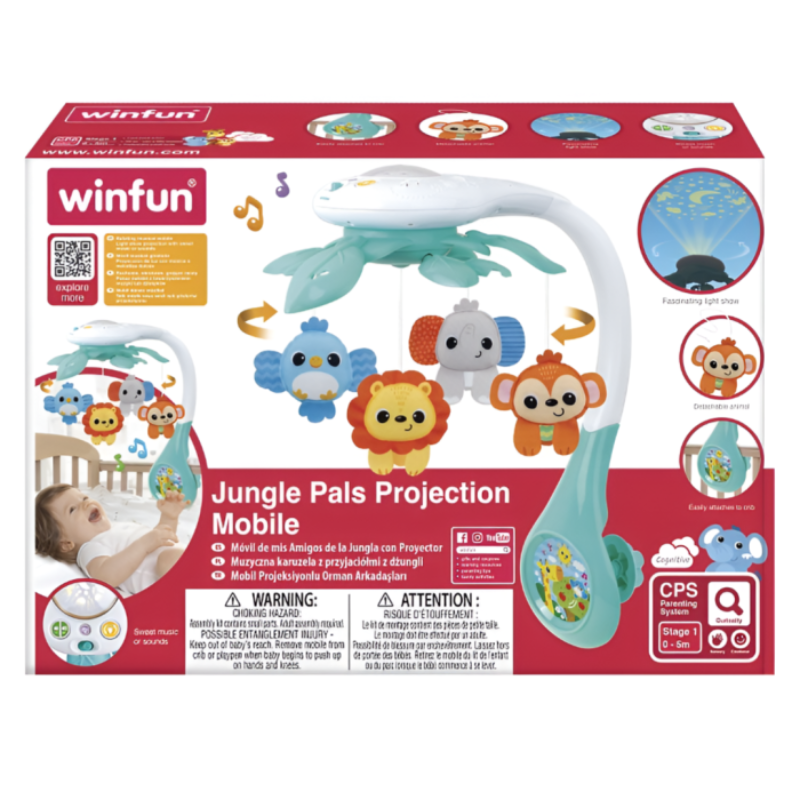 Projecteur mobile d'animaux de la jungle - winfun