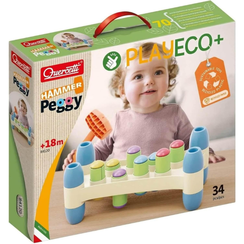 xx Quercetti Hammer Peggy Eco - 18 M+