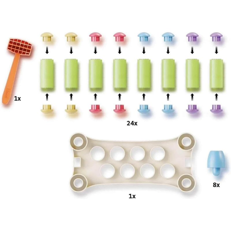 Quercetti Hammer Peggy Eco - 18 M+