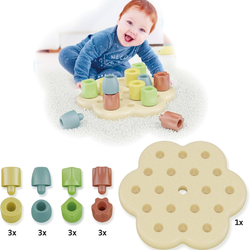 Quercetti Jeu de Motricite Chunky Peggy - 12M+